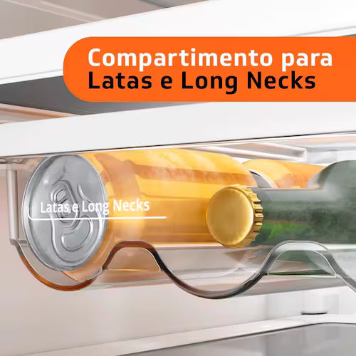 Geladeira Brastemp 375L BRM44HK Frost Free Duplex Extrafrio Fresh Zone Inox - 110V