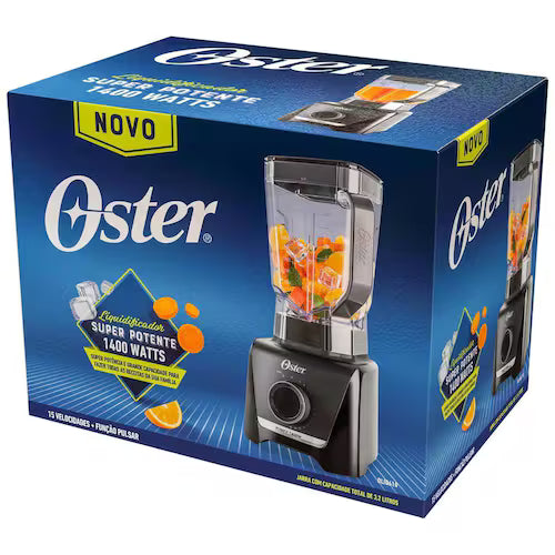 Liquidificador Oster 1400W Full Preto 3,2L - OLIQ610 - 110V