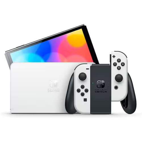 Console Nintendo Switch OLED Branco + Mario Kart 8 Deluxe