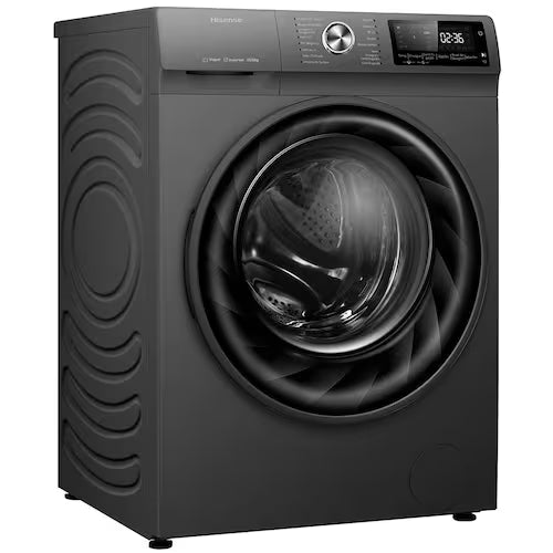 Lava e Seca Hisense WD5Q13 Titanium com Motor Inverter e Função Steam – 138kg - LS 13KG HISENSE WD5Q1342BT1 TITANIUM 127V