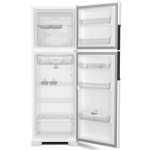 Geladeira Consul Duplex CRM44AB Frost Free 386L com Altura Flex, Função Turbo, Iluminação em LED e Freezer Espaçoso - Branca - 110V
