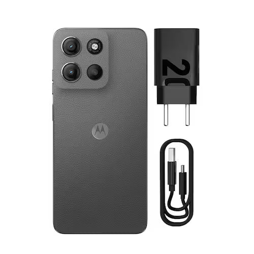Smartphone Motorola Moto g15 Grafite 256GB 4GB RAM+8GB Ram Boost e Camera 50MP com AI e Night Vision, 5.200mAh Tela FHD+ 6.7 Superb