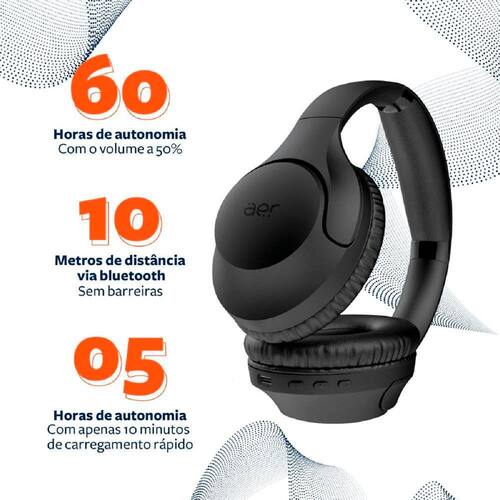 Fones De Ouvido Over Ear Aermood