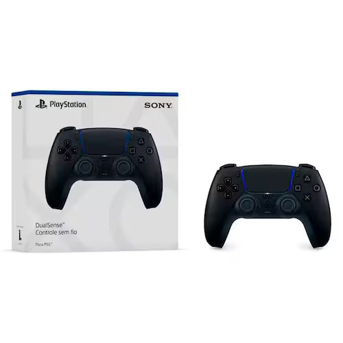 Controle sem Fio DualSense Sony Midnight Black para Playstation 5