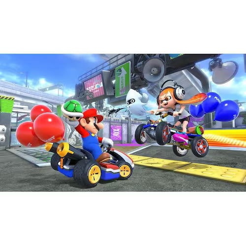 Console Nintendo Switch OLED Branco + Mario Kart 8 Deluxe