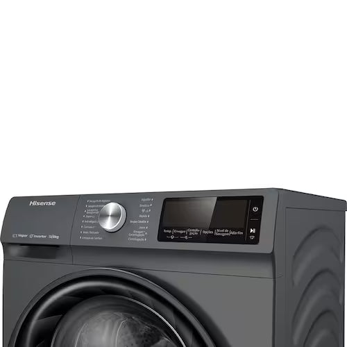 Lava e Seca Hisense WD5Q13 Titanium com Motor Inverter e Função Steam – 138kg - LS 13KG HISENSE WD5Q1342BT1 TITANIUM 127V