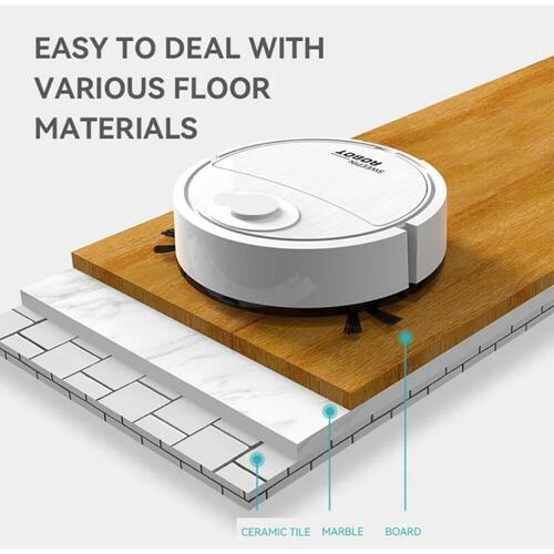 Robô Aspirador Elétrico Automático De Pó Limpa Casa - À Bateria