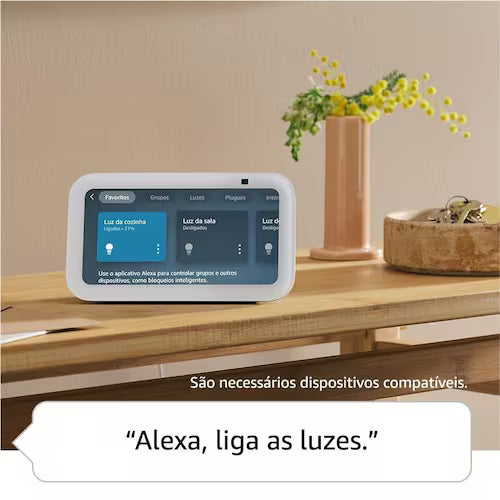 Echo Show 5 Preta (3ª geração - 2023), Display de 5,5 com Alexa e câmera de 2MP, AMAZON AMAZON
