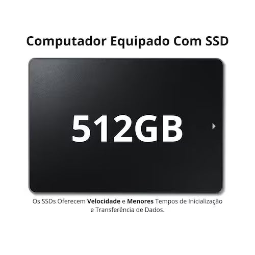 Pc Gamer Computador Completo Intel Core I7 16gb Ssd 512gb Kit Gamer Headset Monitor 19,5 Windows