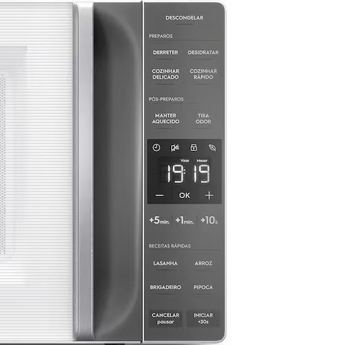 Micro-ondas Electrolux Efficient ME23B Função Manter Aquecido Desidratar Branco 23L - 110V