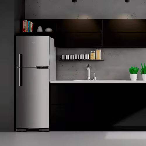 Geladeira Brastemp 375L BRM44HK Frost Free Duplex Extrafrio Fresh Zone Inox - 110V