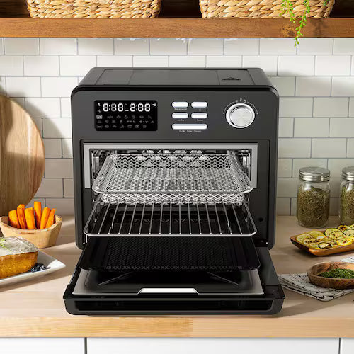 Forno e Fryer 15L Oster Multifunções Compact 10 em 1 - Forno Elétrico e Fryer Oster Multifunções