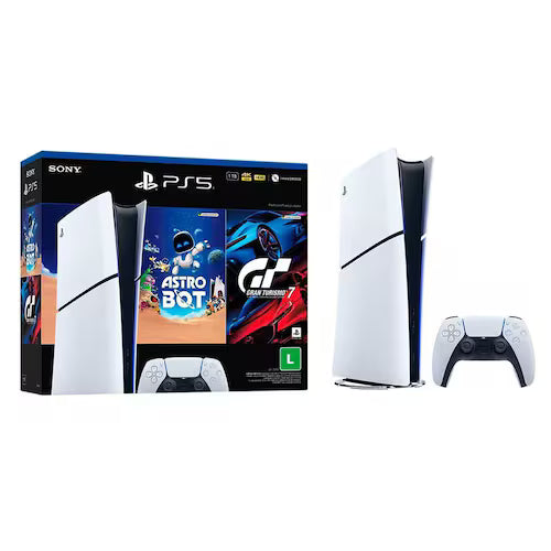 Console Playstation 5 Slim Digital Pacote 2 Jogos