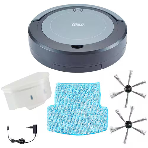 Aspirador de Pó Robô Wap Robot W95 Recarregável com Mop de Microfibra 250ml - Bivolt