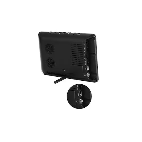 Tv Digital Portatil Monitor 9Pol Conversor Integrado Mtm909