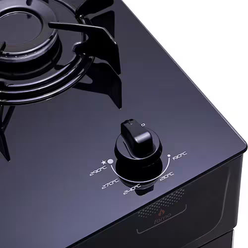 Fogão Atlas 4 Bocas Mônaco Top Glass com Mesa de Vidro e Acendimento Automático Bivolt – Preto