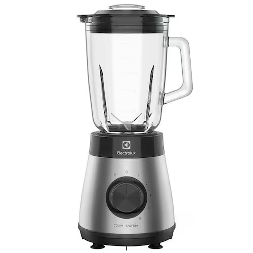 Liquidificador Electrolux EBS30 Aço Inox EscovadoPreto com Copo de Vidro 700W e 5 Velocidades - 110V