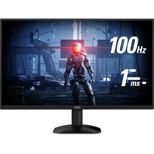 Monitor Gamer 24 AOC 24B35HM2 Tela Widescreen, Full HD, 100HZ, 1ms e Adaptive-sync - Preto