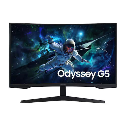 Monitor Gamer Samsung Odyssey G5, 32``, QHD, 165Hz, 1ms, Freesync, HDMI, DP