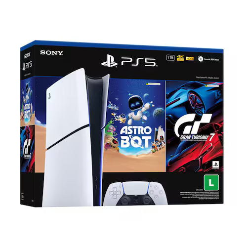 PlayStation®5 Slim Digital -Pacote ASTRO BOT e Gran Turismo 7 - PS5